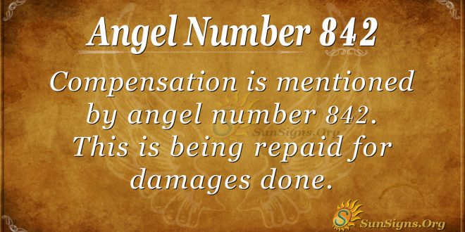 angel number 842