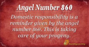 angel number 860