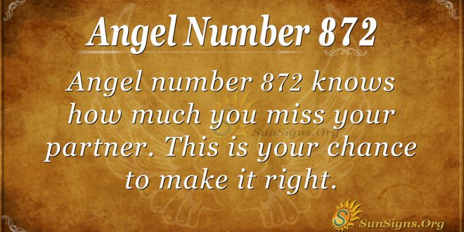 angel number 872