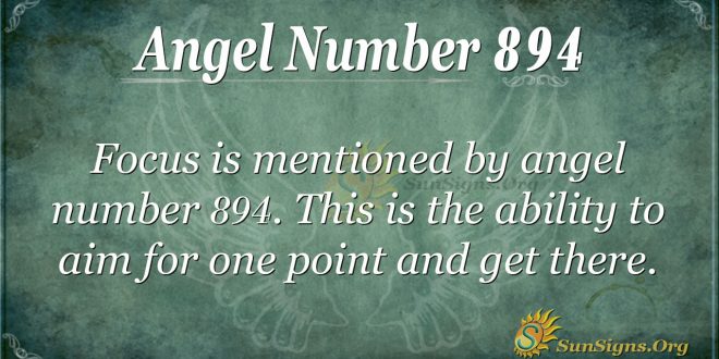 angel number 894
