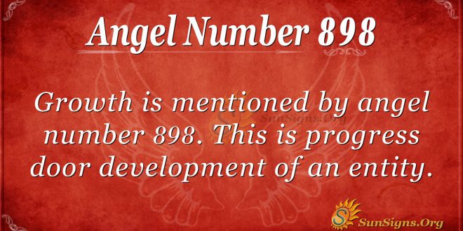 angel number 898