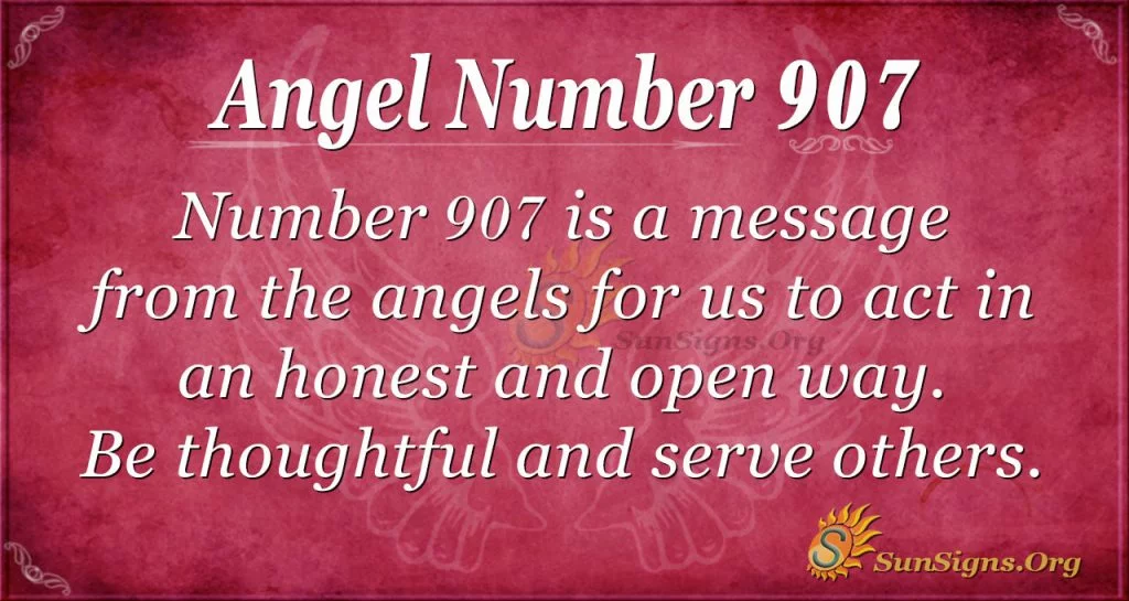 angel number 907