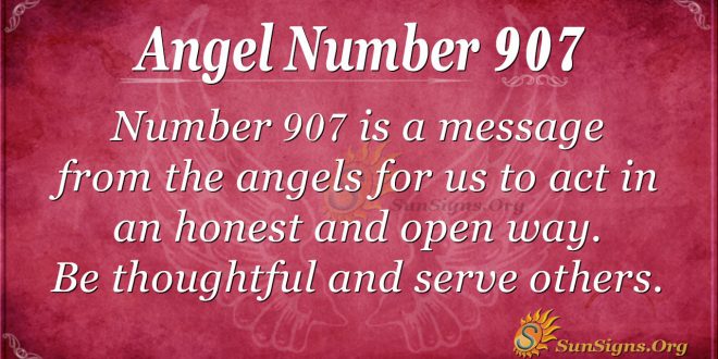 angel number 907