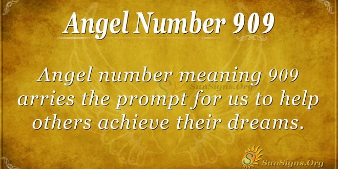 angel number 909