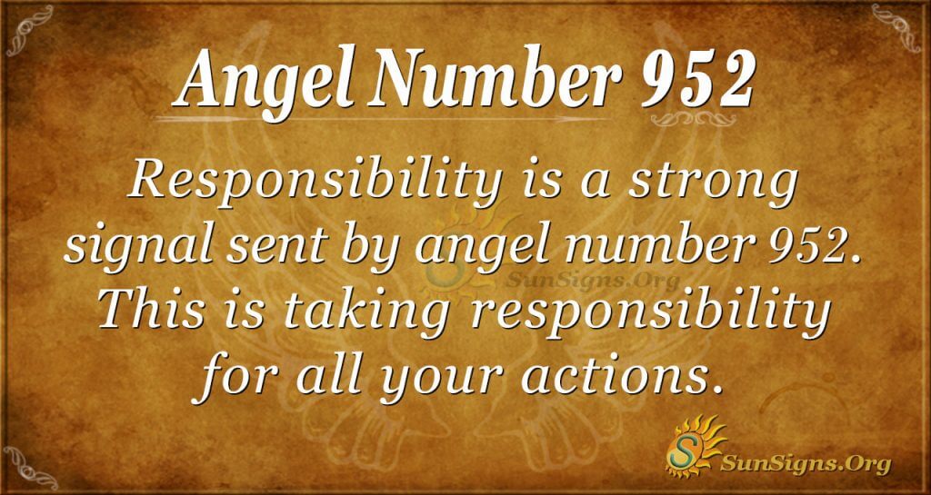 angel number 952