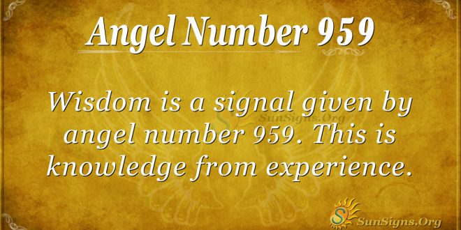 angel number 959