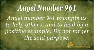 angel number 961