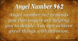 angel number 962