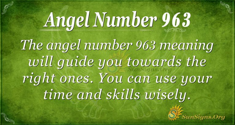 Angel Number 963 Meaning: Compassion and Kindness - SunSigns.Org