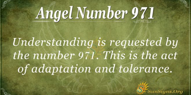 angel number 971