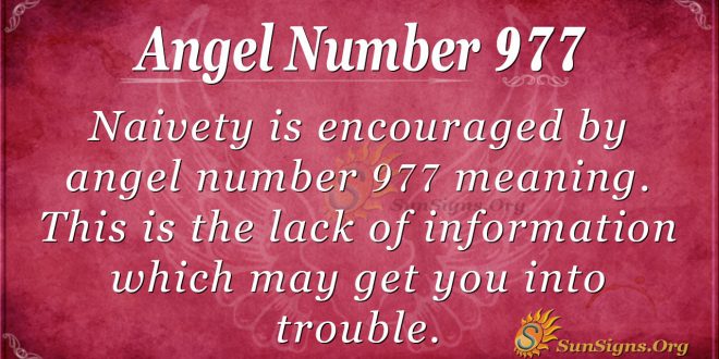 angel number 977