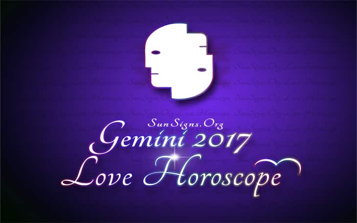 2017 Gemini love horoscope