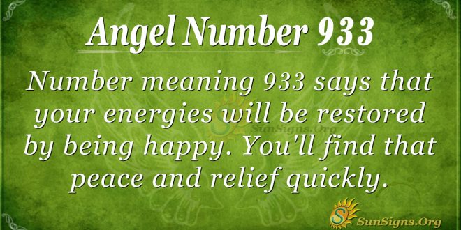 angel number 933
