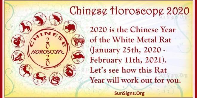 chinese horoscope 2020