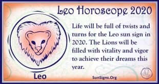 leo horoscope 2020