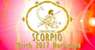 scorpio march 2017 horoscope