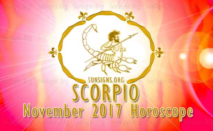 scorpio november 2017 horoscope