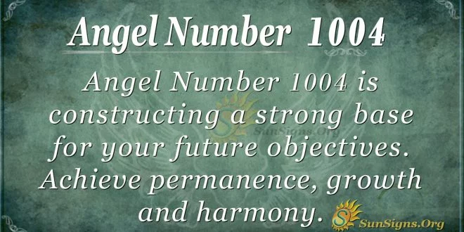 angel number 1004