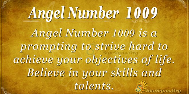 angel number 1009