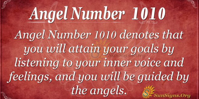 Angel Number 1010