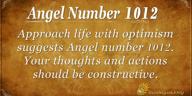 angel number 1012