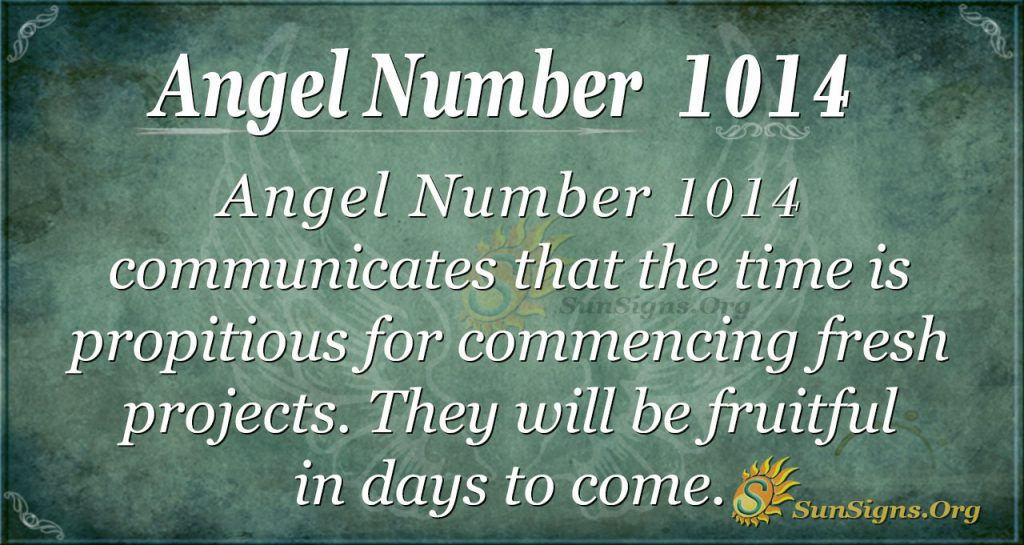 angel number 1014