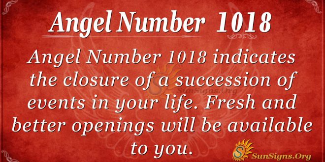 angel number 1018