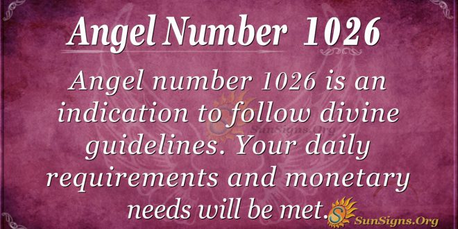angel number 1026