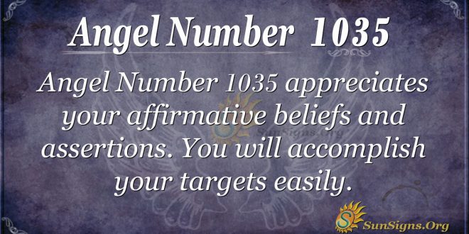 angel number 1035