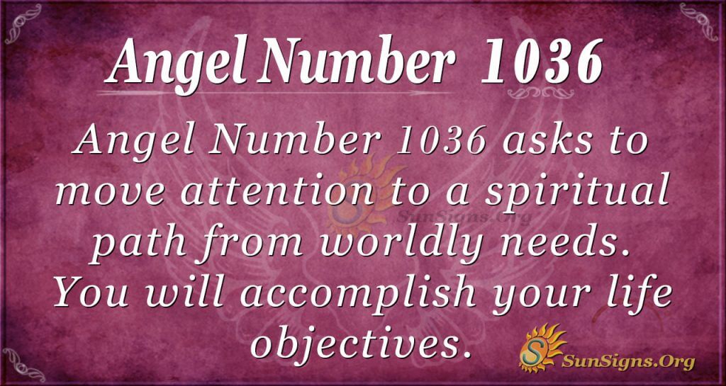 angel number 1036