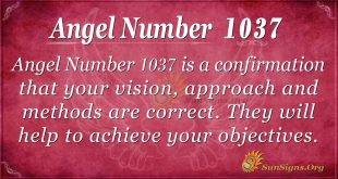 angel number 1037
