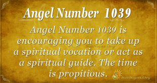 angel number 1039