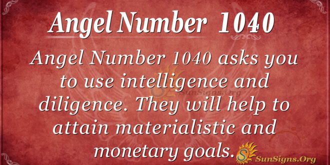 angel number 1040