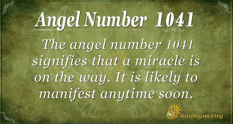 Angel Number 1041 Meaning: Personal Success Keys - SunSigns.Org