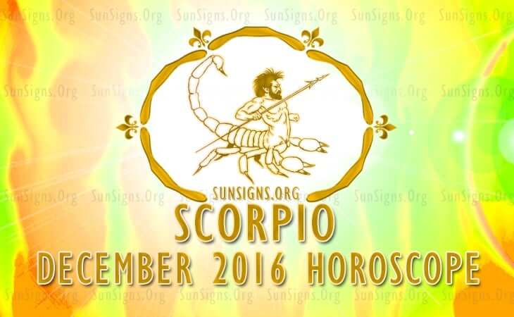 scorpio december 2016 horoscope