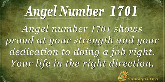 Angel Number 1701