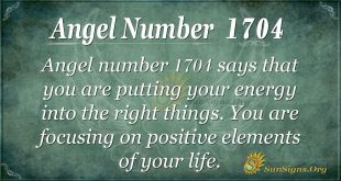Angel Number 1704