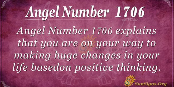 Angel Number 1706