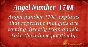 Angel Number 1708
