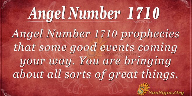 Angel Number 1710