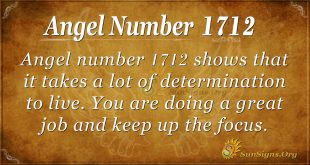 Angel Number 1712
