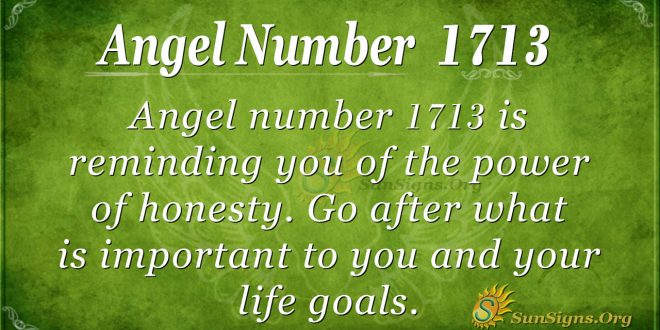 Angel Number 1713