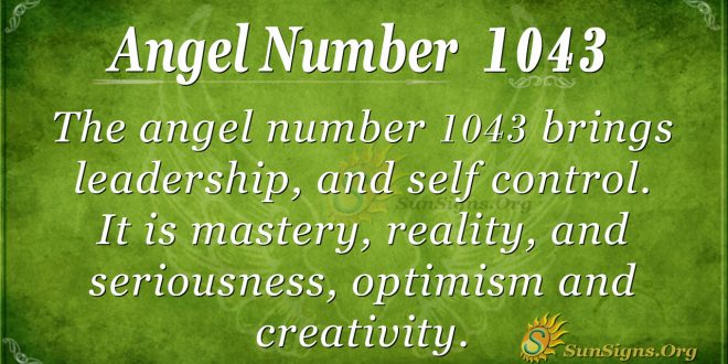 angel number 1043