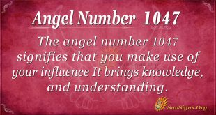 angel number 1047