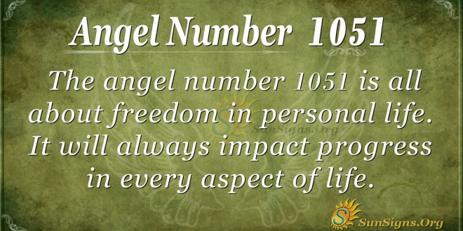 angel number 1051