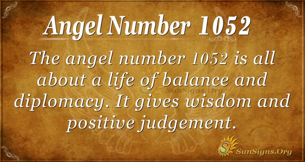 angel number 1052
