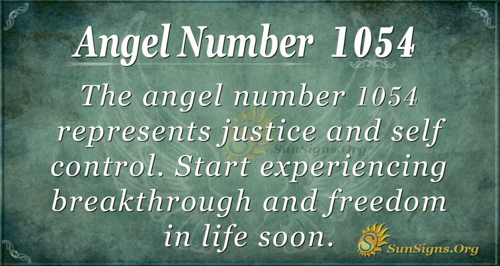 angel number 1054