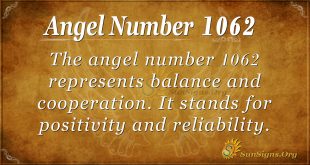 angel number 1062
