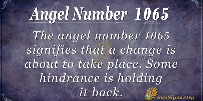 angel number 1065