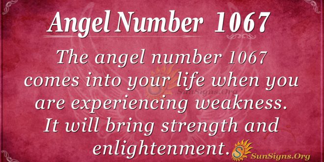 angel number 1067